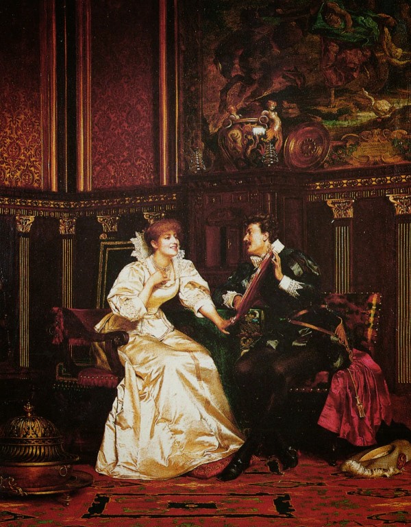 A cuple on the sofa by Frederic Soulacroix